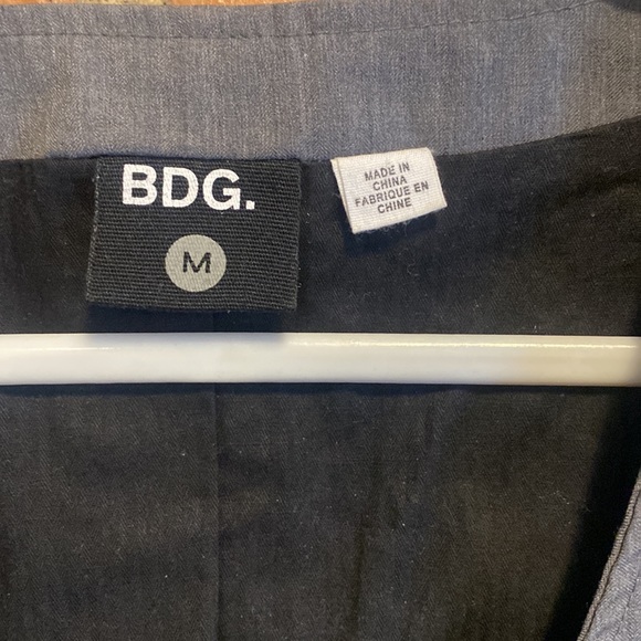 BDG charcoal grey mens vest - Picture 6 of 7